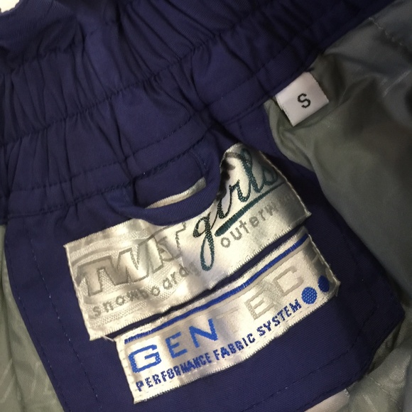 💐💐💐  TWIST GIRLS GENTECH FABRIC SYSTEM WOMENS NYLON SNOW SKI PANTS SIZE S.💐 - Picture 4 of 9
